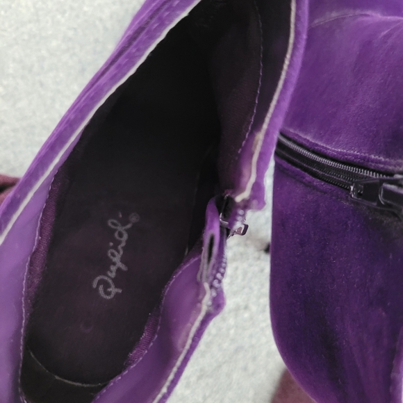 Size 7 - ankle booties pumps - purple - Qupid - Picture 4 of 12